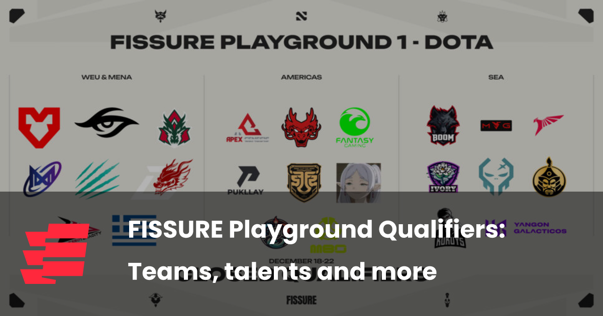 FISSURE Playground 預選賽：團隊、人才等